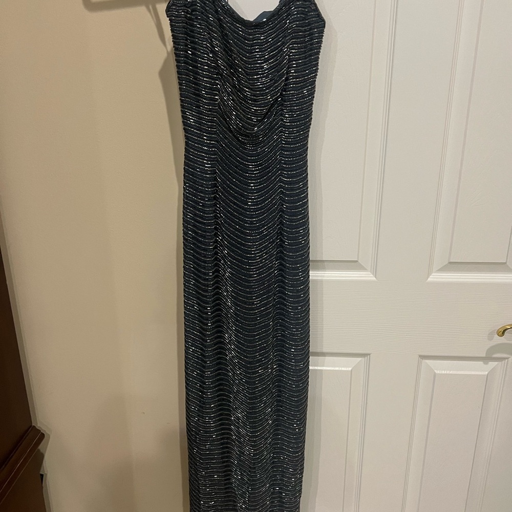 Nordstrom Black and Silver Sequin Dress